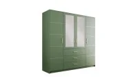 Dulap Bali 2 D4 Verde cu Oglindă și 4 Uși 2