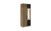 Dulap Bali D2 Lux 2 Uși cu Riflaj și Suprapozabil