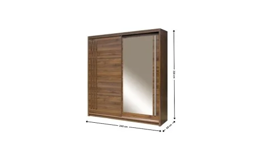 Dulap Effect Columbia EF3-20 Uși Glisante cu Oglindă