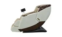 Fotoliu de Masaj A101 SL Bej/Maro, Șină SL 135 cm, 6 Role, 18 Programe, Zero Gravity, Încălzire cu Pelin 4