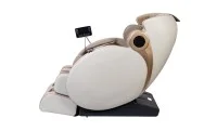 Fotoliu de Masaj A086 Bej, Compact 115 cm, Masaj 3D, Șină SL, Zero Gravity, Stretching, Încălzire
