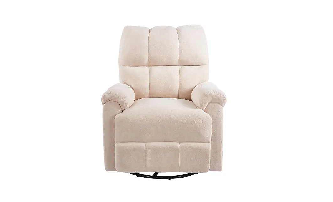 Fotoliu Rotativ cu Recliner KJL6409 Bej 4