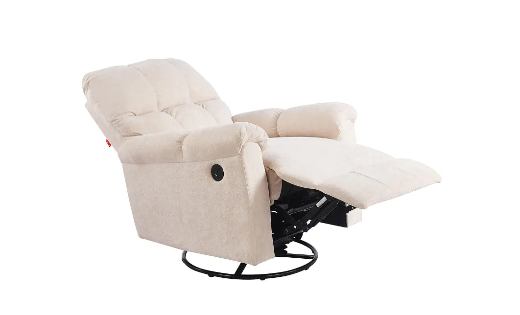 Fotoliu Rotativ cu Recliner KJL6409 Bej 5
