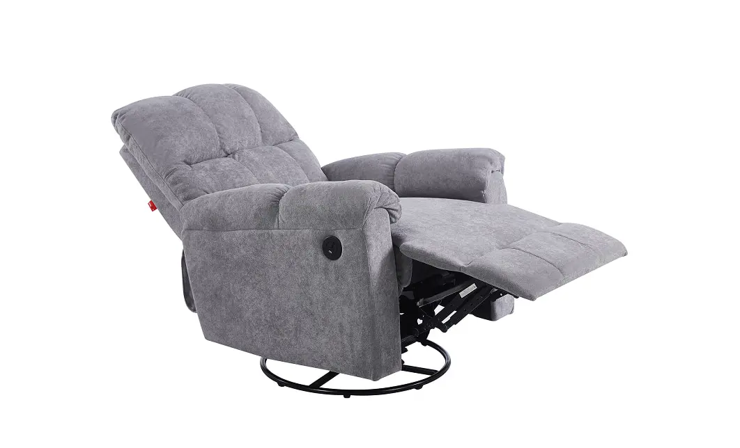 Fotoliu Rotativ cu Recliner KJL6409 Gri 5