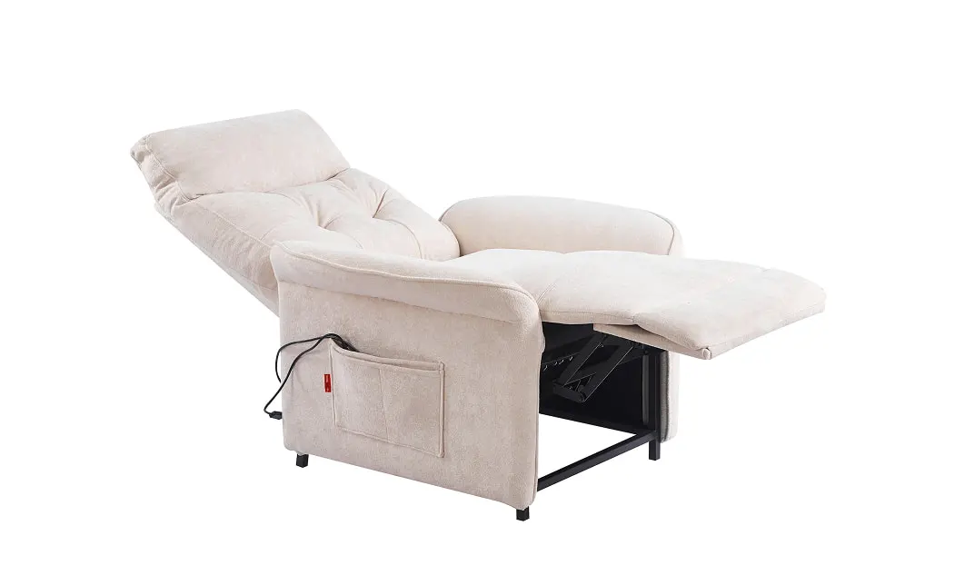 Fotoliu cu Recliner Electric și Port Încărcare USB-C KJL6410 Bej 4