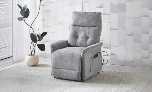 Fotoliu cu Recliner Electric și Port Încărcare USB-C KJL6410 Gri