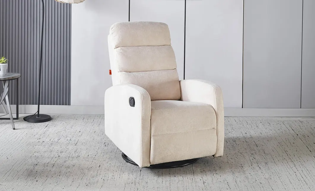 Fotoliu Rotativ cu Recliner KJS5014 Bej