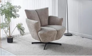 Fotoliu Rotativ KJL6406 Gri Deschis