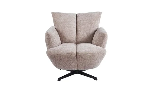 Fotoliu Rotativ KJL6406 Gri Deschis