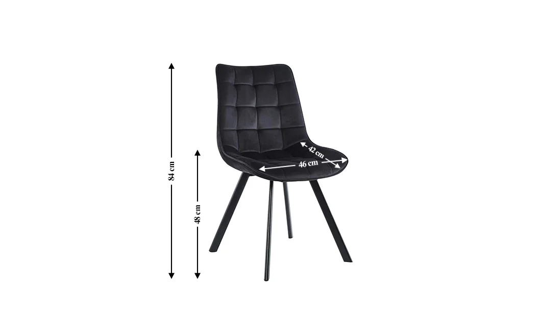 Scaun Living J265 Negru 2
