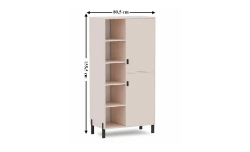 Dulap Regal Living Cremona 2D-4P PRAWY