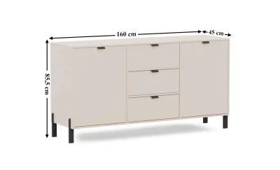 Comoda Living Cremona 2D-3S