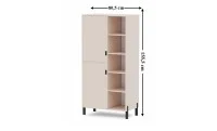 Dulap Regal Living Cremona 2D-4L LEWY