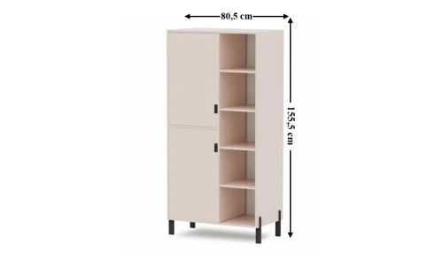 Dulap Regal Living Cremona 2D-4L LEWY