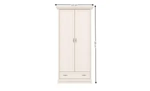 Dulap Sonata Cashmir 2D1S cu 1 Sertar și 2 Uși