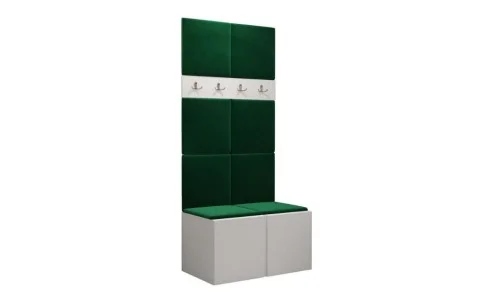 Cuier Hol Luca 10, Alb/Verde - Manila 35