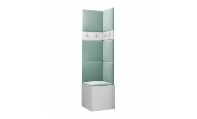 Cuier Hol Luca 11, Alb/Verde menta - Manila 11