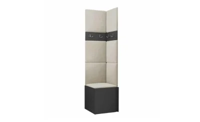 Cuier Hol Luca 11, Grafit/Crem - Manila 02
