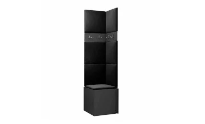 Cuier Hol Luca 11, Grafit/Negru - Manila 18