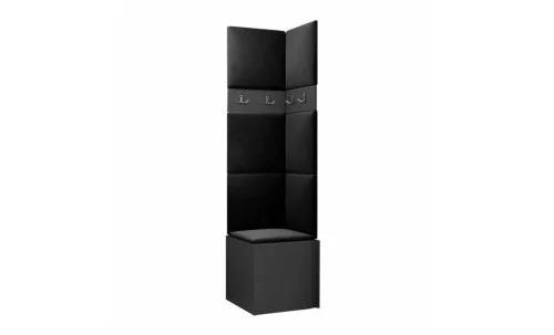 Cuier Hol Luca 11, Grafit/Negru - Manila 18