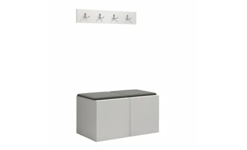 Cuier Hol Luca 15, Alb/Gri - Manila 16