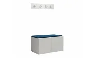 Cuier Hol Luca 15, Alb/Albastru - Manila 26 1