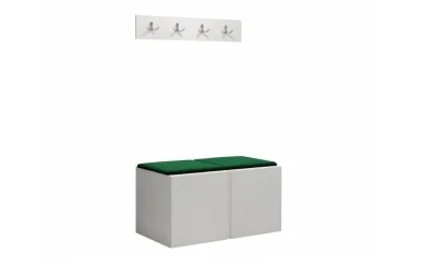 Cuier Hol Luca 15, Alb/Verde - Manila 35