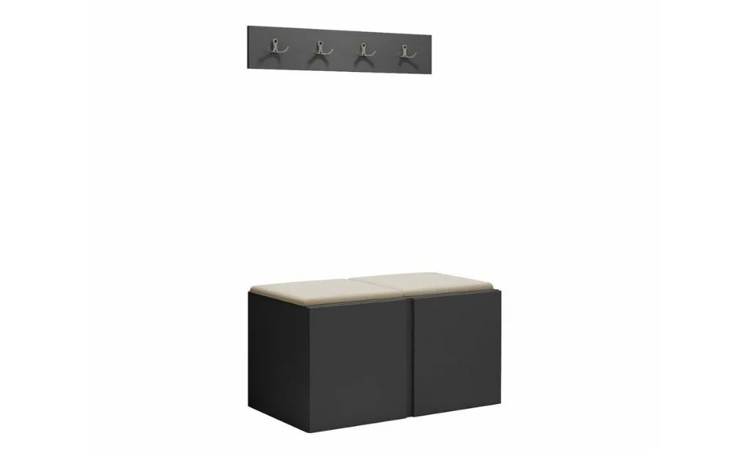 Cuier Hol Luca 15, Grafit/Crem - Manila 02 1