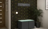 Cuier Hol Luca 15, Grafit/Verde menta - Manila 11