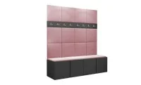 Cuier Hol Luca 13, Grafit/Roz - Manila 09