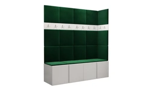 Cuier Hol Luca 12, Alb/Verde - Manila 35