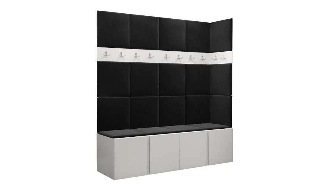 Cuier Hol Luca 12, Alb/Negru - Manila 18 1