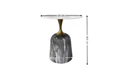 Masuta Cafea KJCT030 Gray Marble