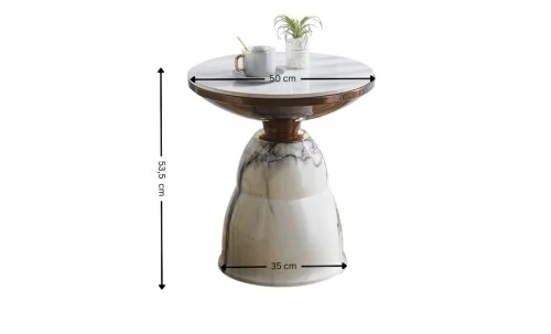 Masuta Cafea KJCT032 White