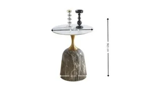 Masuta Cafea KJCT059 Gray Marble