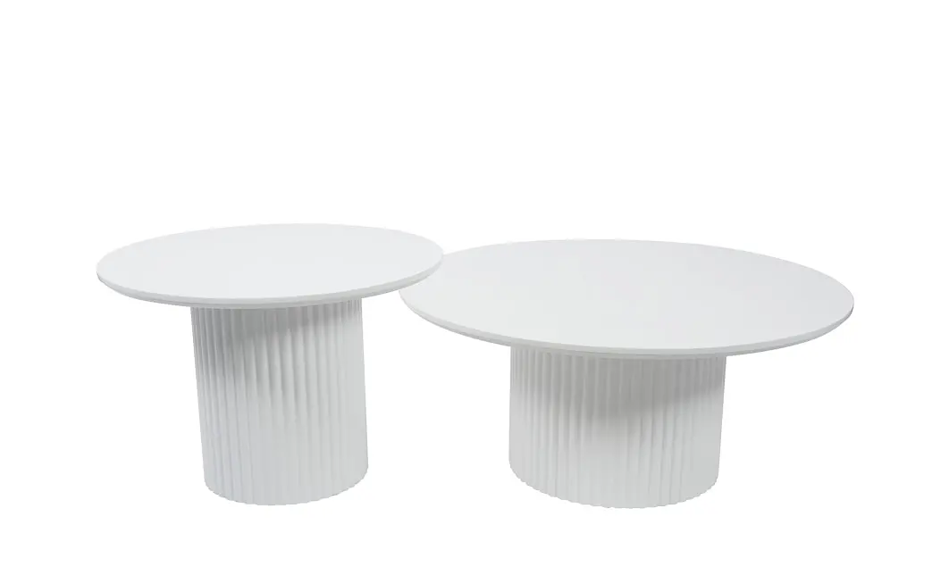Set Măsuțe Cafea CT3858 Albe 1