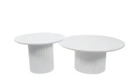 Set Măsuțe Cafea CT3858 Albe 1