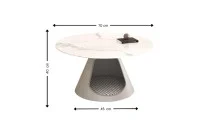 Set Masuțe Cafea KJCT065 White     2