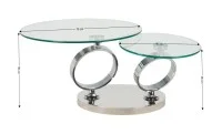 Măsuță Cafea KJCT5340 Silver 1