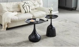 Set 2 Măsuțe Cafea KJCT001 Negre