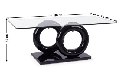 Masuta de cafea KJCT004 Black