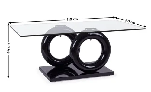 Masuta de cafea KJCT004 Black