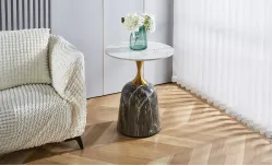 Masuta Cafea KJCT030 Gray Marble
