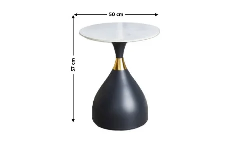 Masuta Cafea KJCT049 Negru