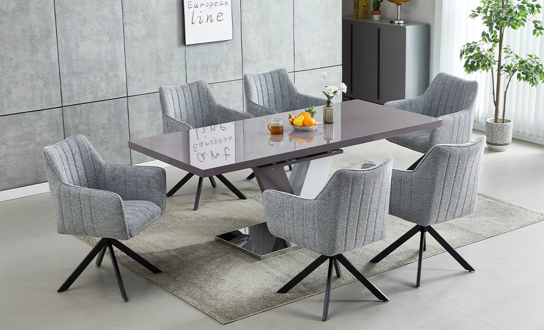 Masa Living Extensibila Gri KJT384  2