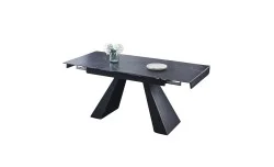 Set Masă Living Extensibilă KJT416 cu 6 scaune F692 Bej