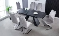 Masă Living Extensibilă KJT416, Neagră  4