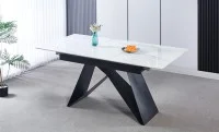 Set Masă Living Extensibilă KJT417 cu 4 Scaune F692 Gri