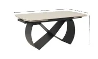 Masa Living Extensibila Blat Ceramic KJT4714
