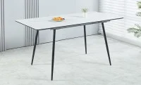 Set Masă Living Extensibilă KJT546 Bej cu 4 Scaune KJC37 Verde